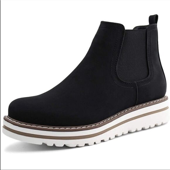 Ankle Boots Waterproof New Black - Picture 2 of 6